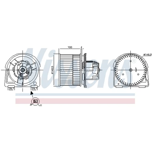 Vnútorný ventilátor 87382 /NISSENS/ - obr. 4