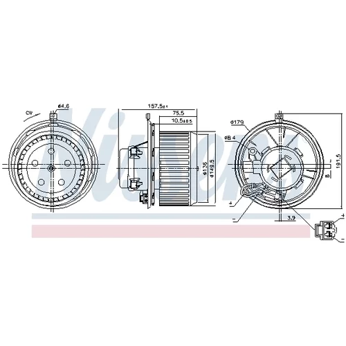 Vnútorný ventilátor 87480 /NISSENS/ - obr. 5