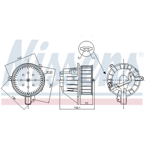 Vnútorný ventilátor 87547 /NISSENS/ - obr. 5