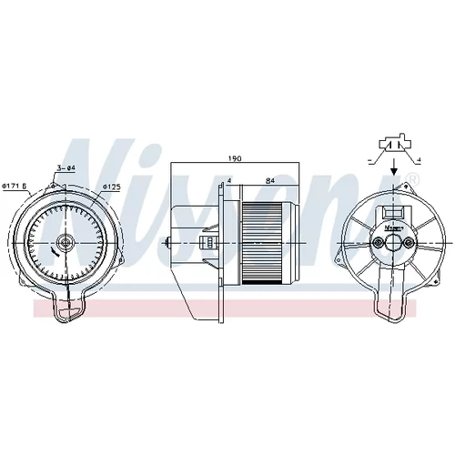Vnútorný ventilátor 87700 /NISSENS/ - obr. 5
