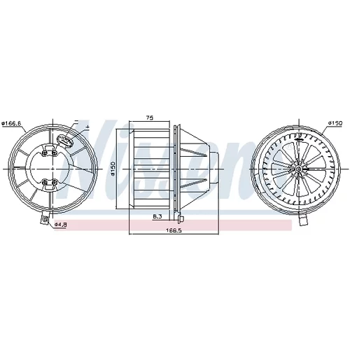 Vnútorný ventilátor 87832 /NISSENS/ - obr. 5