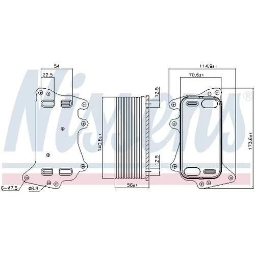 Chladič oleja automatickej prevodovky 90908 /NISSENS/ - obr. 5
