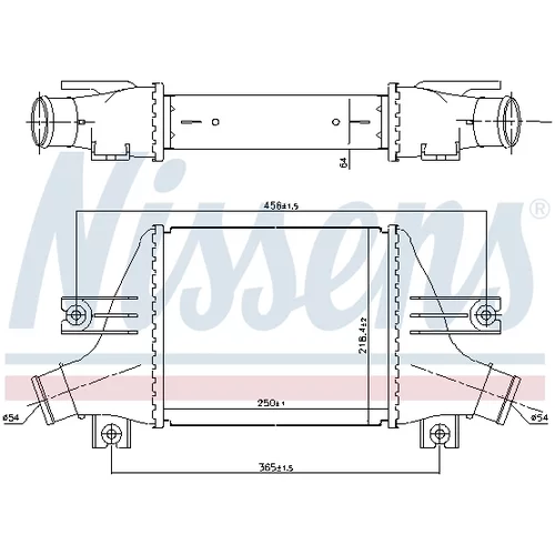 Chladič plniaceho vzduchu 96163 /NISSENS/ - obr. 5