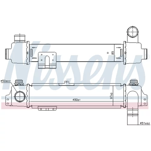 Chladič plniaceho vzduchu 96384 /NISSENS/ - obr. 6