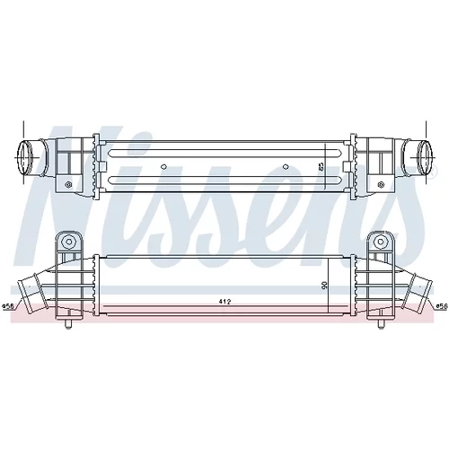 Chladič plniaceho vzduchu 96702 /NISSENS/ - obr. 4