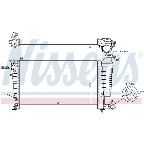 Chladič motora 61316A /NISSENS/ - obr. 5