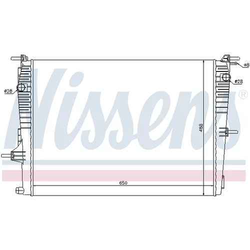 Chladič motora 637606 /NISSENS/ - obr. 4