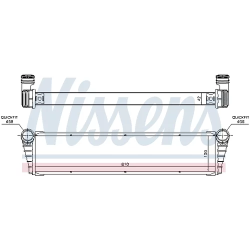 Chladič motora 63798 /NISSENS/ - obr. 5