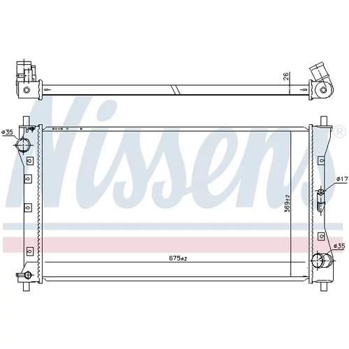 Chladič motora 64256 /NISSENS/ - obr. 4