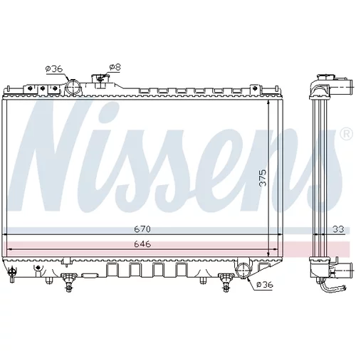 Chladič motora 64750 /NISSENS/ - obr. 4