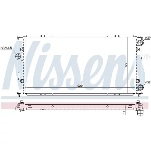 Chladič motora 652681 /NISSENS/ - obr. 4