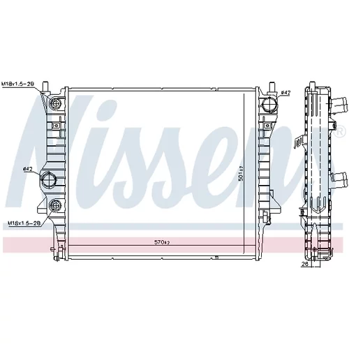 Chladič motora 66708 /NISSENS/ - obr. 4