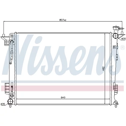 Chladič motora 67514 /NISSENS/ - obr. 5