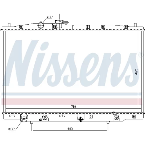 Chladič motora 681393 /NISSENS/ - obr. 4