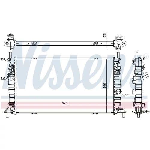 Chladič motora 69242 /NISSENS/ - obr. 4