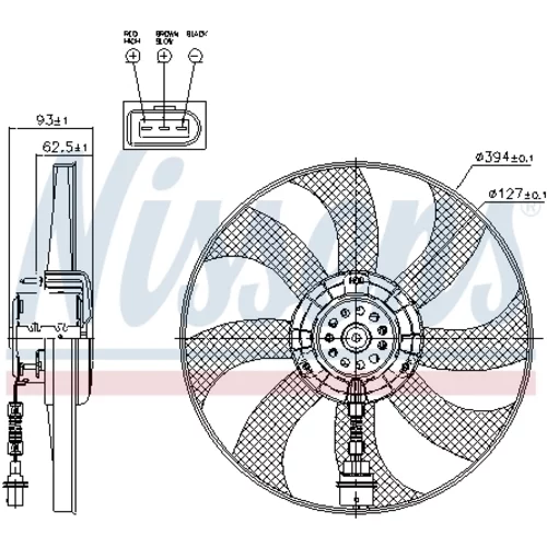 Ventilátor chladenia motora 85549 /NISSENS/ - obr. 5