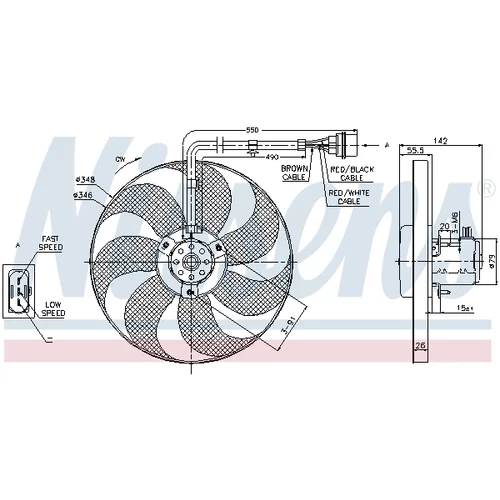 Ventilátor chladenia motora 85683 /NISSENS/ - obr. 6