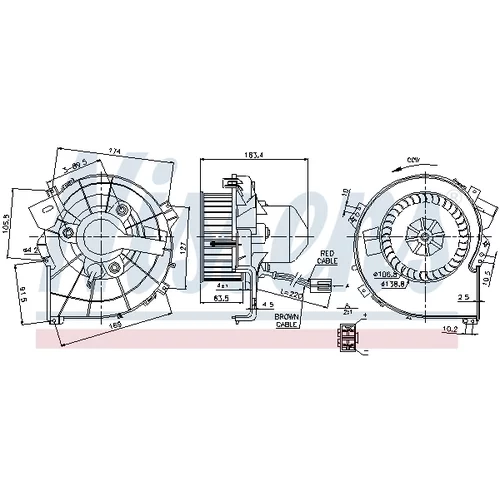 Vnútorný ventilátor 87080 /NISSENS/ - obr. 5
