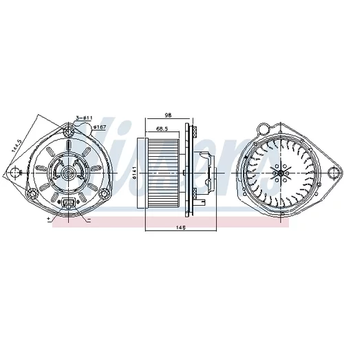 Vnútorný ventilátor 87168 /NISSENS/ - obr. 5