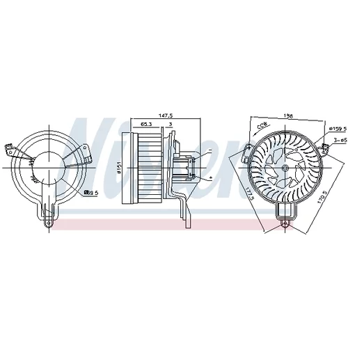 Vnútorný ventilátor 87259 /NISSENS/ - obr. 5