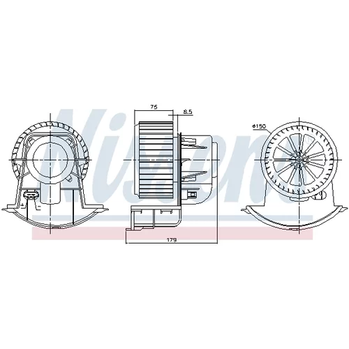 Vnútorný ventilátor 87272 /NISSENS/ - obr. 5