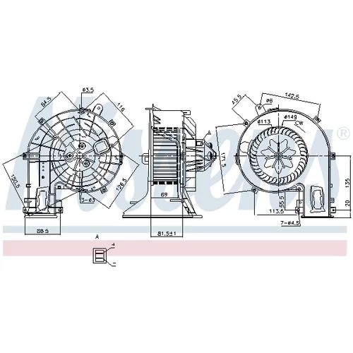 Vnútorný ventilátor 87401 /NISSENS/ - obr. 6