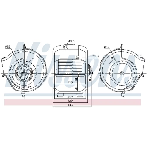 Vnútorný ventilátor 87768 /NISSENS/ - obr. 5