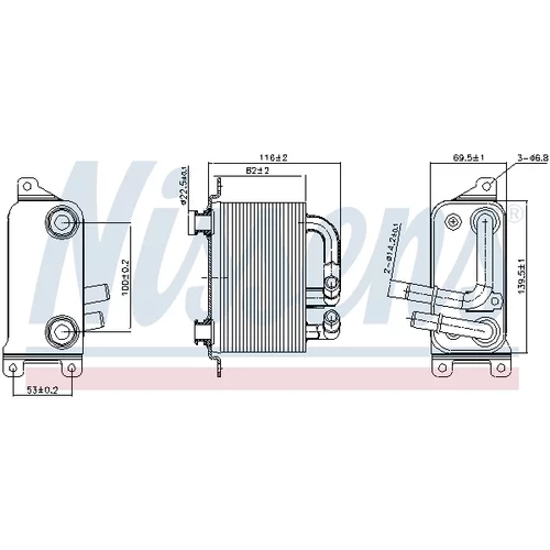 Chladič oleja automatickej prevodovky 90833 /NISSENS/ - obr. 5