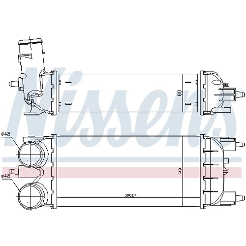 Chladič plniaceho vzduchu 96437 /NISSENS/ - obr. 5