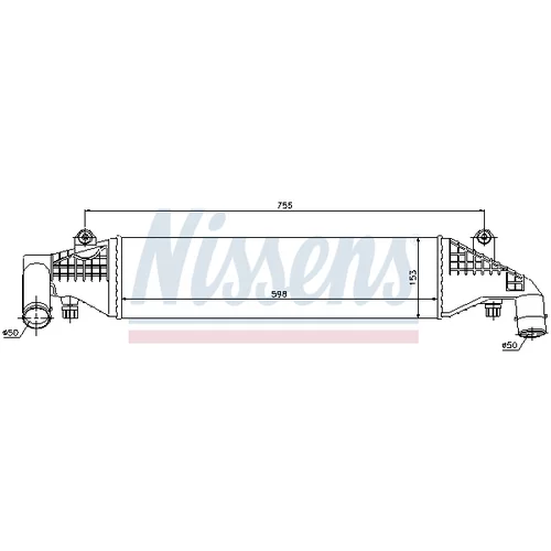 Chladič plniaceho vzduchu 96532 /NISSENS/ - obr. 4