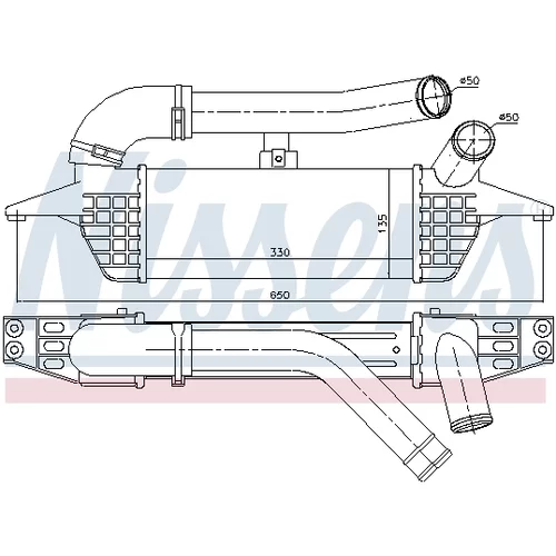 Chladič plniaceho vzduchu 96662 /NISSENS/ - obr. 5