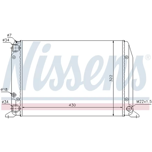 Chladič motora 604611 /NISSENS/ - obr. 4