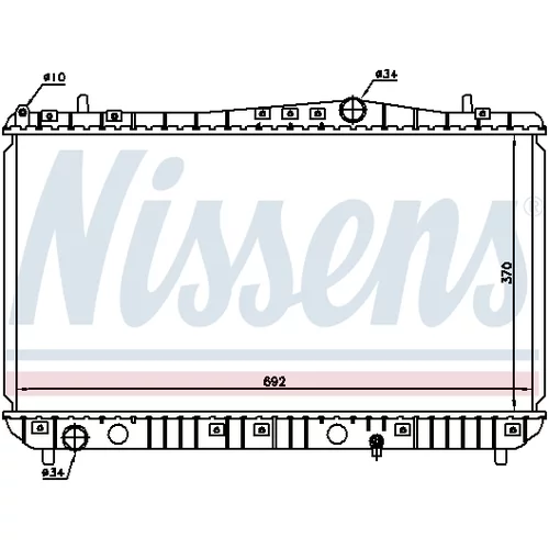 Chladič motora 61664 /NISSENS/ - obr. 4