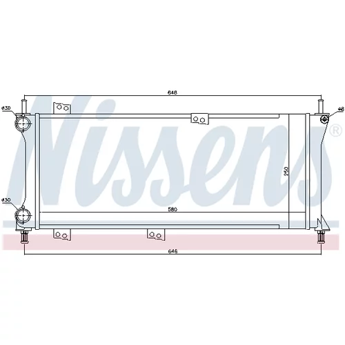 Chladič motora 617731 /NISSENS/ - obr. 5