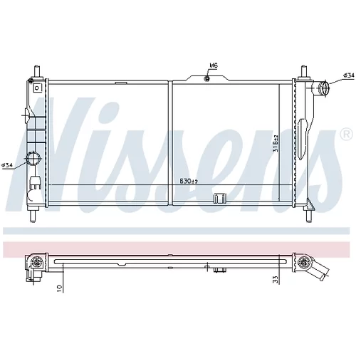 Chladič motora 632731 /NISSENS/ - obr. 4
