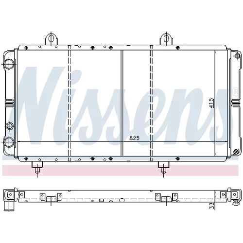 Chladič motora 635721 /NISSENS/ - obr. 5