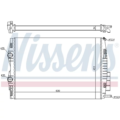 Chladič motora 637633 /NISSENS/ - obr. 4
