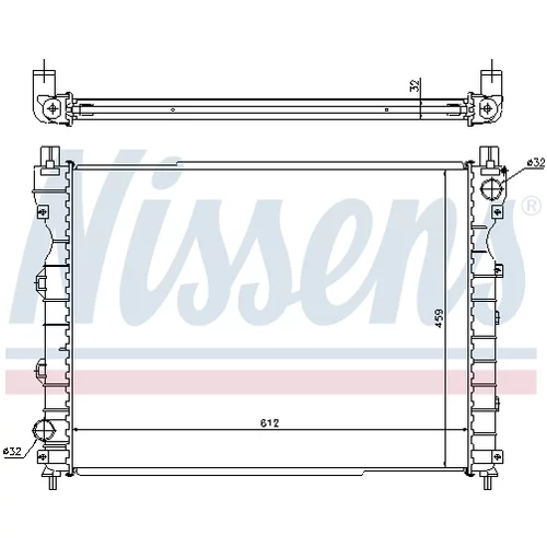 Chladič motora 64310A /NISSENS/ - obr. 5