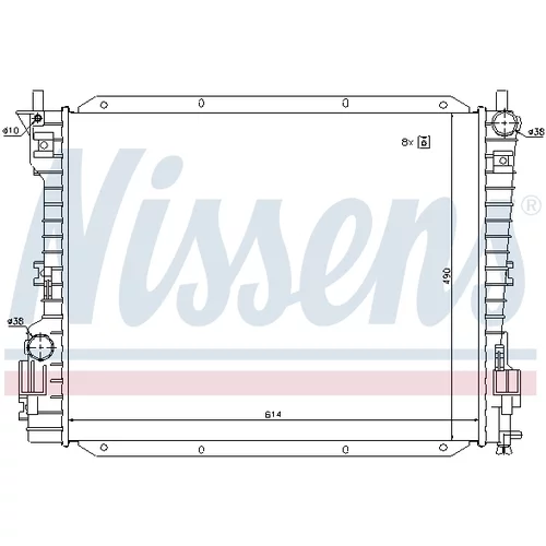 Chladič motora 69222 /NISSENS/ - obr. 5