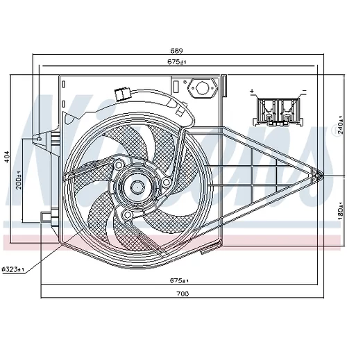 Ventilátor chladenia motora 85003 /NISSENS/ - obr. 5