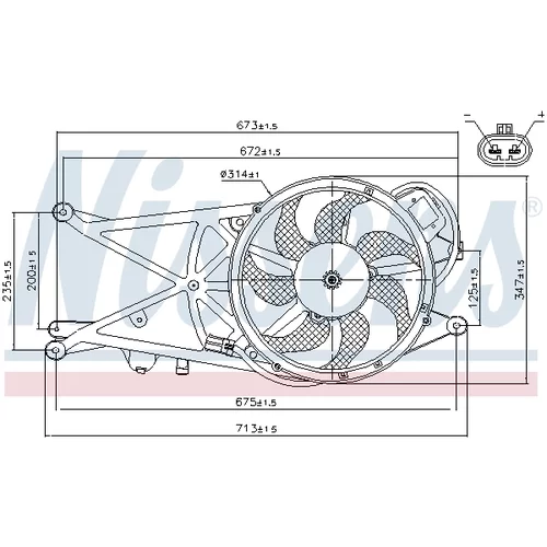 Ventilátor chladenia motora 85204 /NISSENS/ - obr. 5