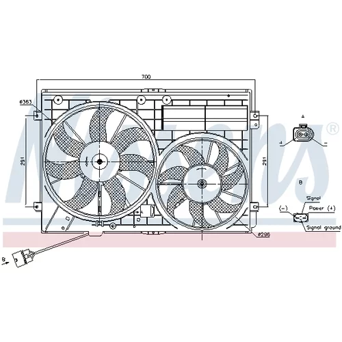 Ventilátor chladenia motora 85643 /NISSENS/ - obr. 9