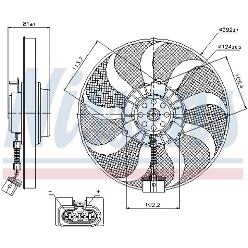 Ventilátor chladenia motora 85715 /NISSENS/ - obr. 5