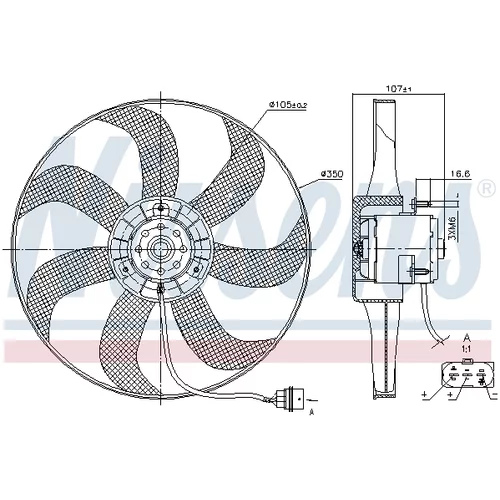 Ventilátor chladenia motora 85725 /NISSENS/ - obr. 5