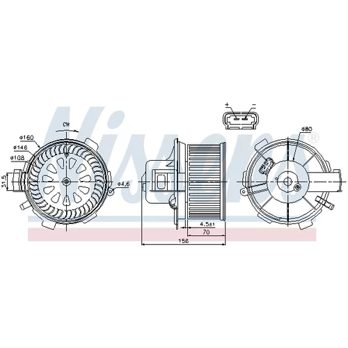 Vnútorný ventilátor 87045 /NISSENS/ - obr. 4