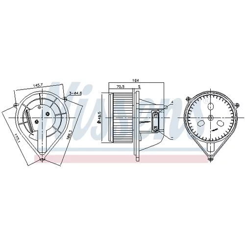 Vnútorný ventilátor 87241 /NISSENS/ - obr. 5