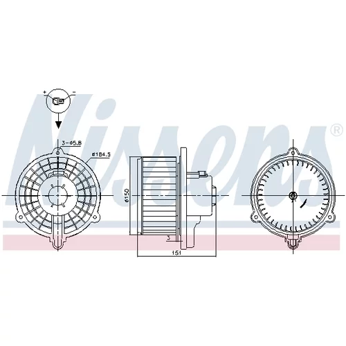 Vnútorný ventilátor 87388 /NISSENS/ - obr. 4