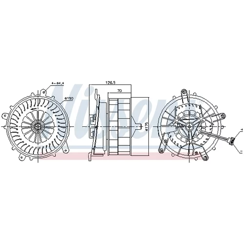 Vnútorný ventilátor 87789 /NISSENS/ - obr. 5