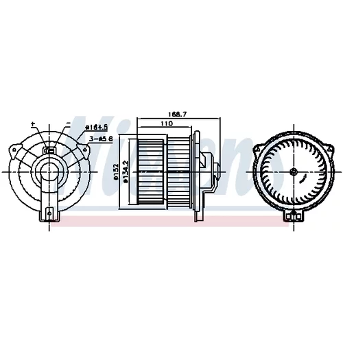 Vnútorný ventilátor 87809 /NISSENS/ - obr. 4