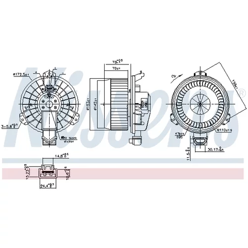 Vnútorný ventilátor 87861 /NISSENS/ - obr. 4